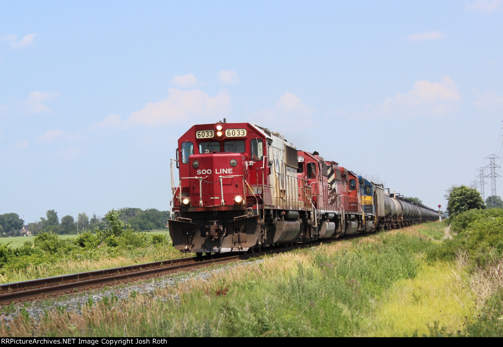 SOO 6033, DME 6072, CP 6050 & DME 6088